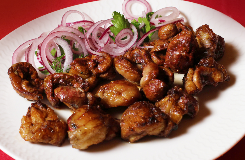 Шашлык из бараньей почки